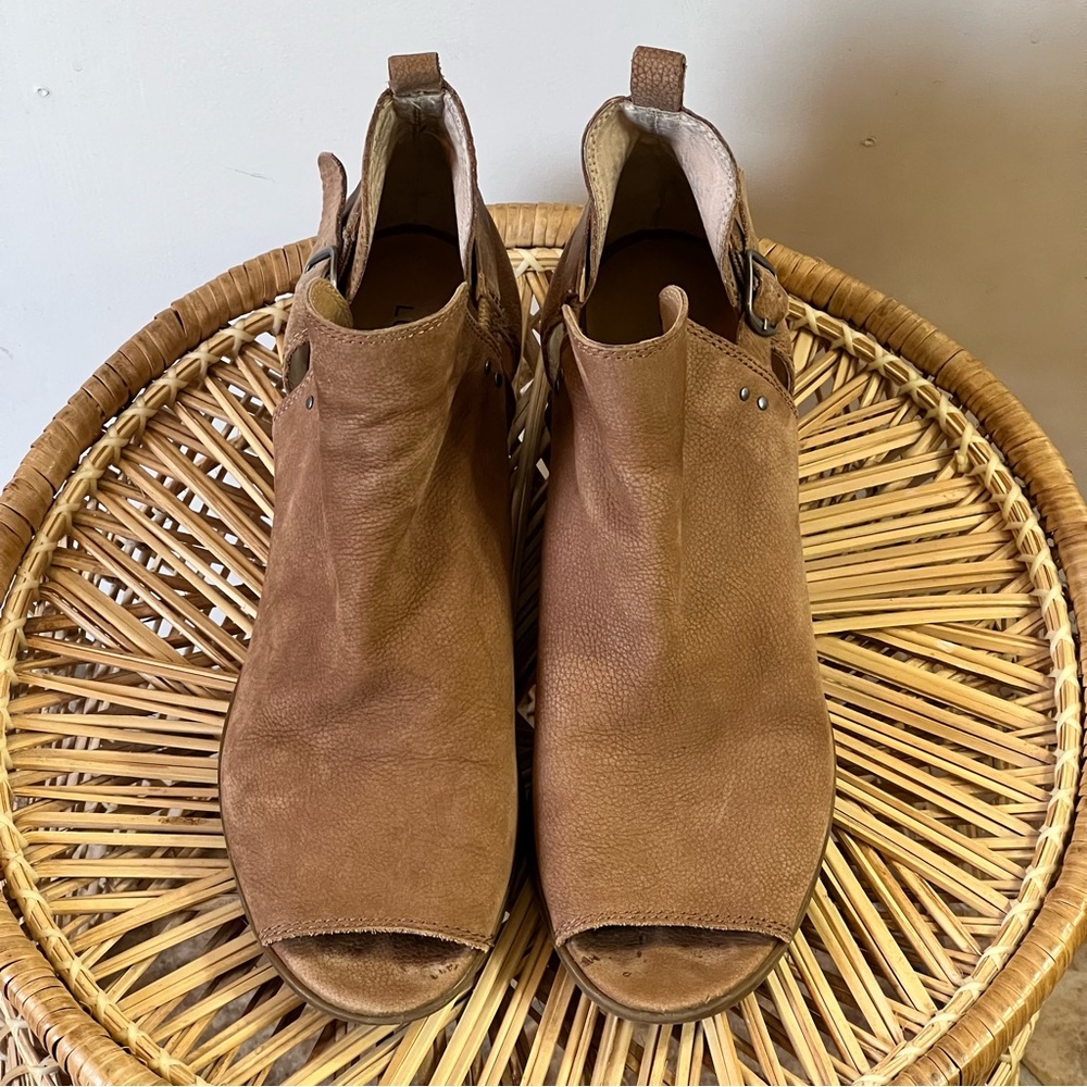 Lucky Brand Leather Shoe Boots